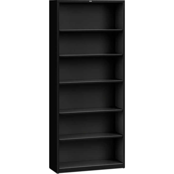 HON Brigade 6-Shelf Steel Bookcase