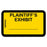 Tabbies Plaintiff's Exhibit Legal File Labels