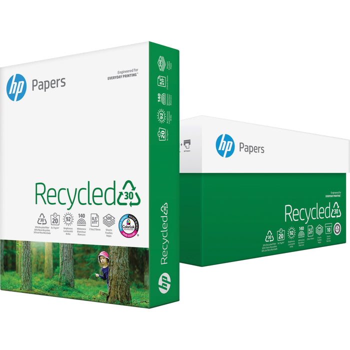 HP Papers Recycled30 8.5x11 Recycled Paper - 30% Recycled