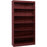 Lorell Panel End Hardwood Veneer Bookcase