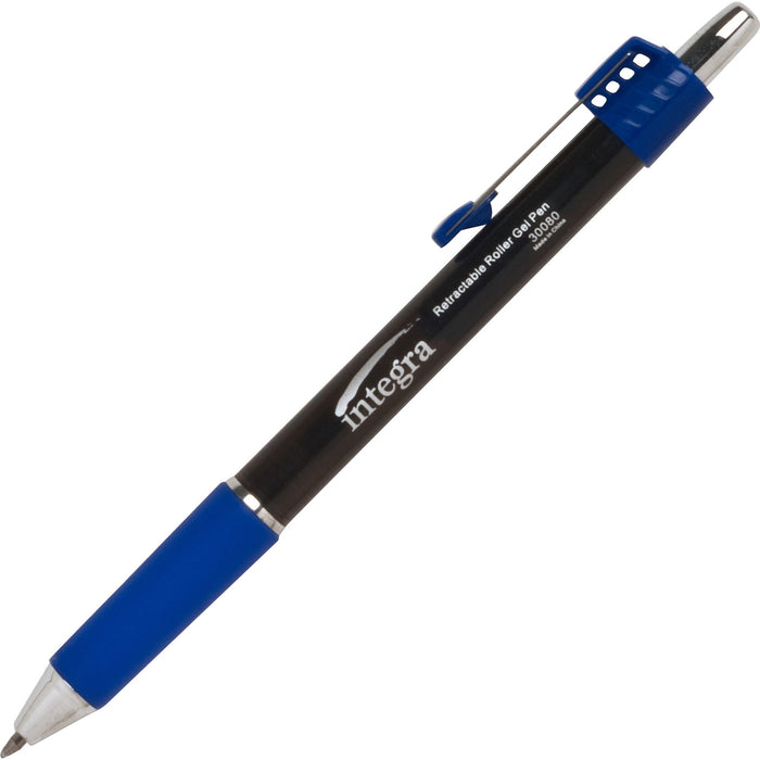 Integra Retractable Roller Gel Pen with Metal Clip