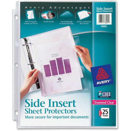 Avery® Side Insert Sheet Protectors