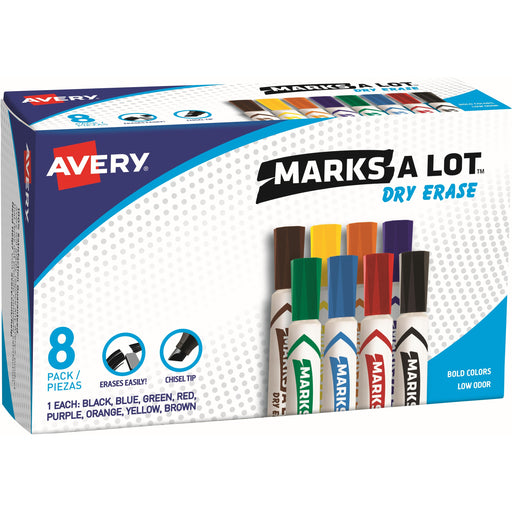 Avery® Marks A Lot Desk-Style Dry-Erase Markers