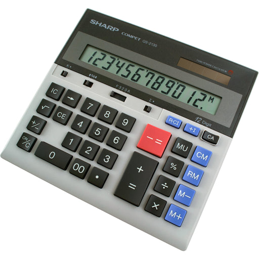 Sharp Calculators QS-2130 12-Digit Commercial Desktop Calculator