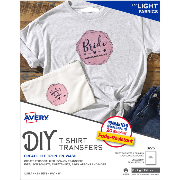 Avery® Inkjet Iron-on Transfer Paper