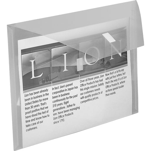 Lion Letter Recycled Vinyl File Pocket