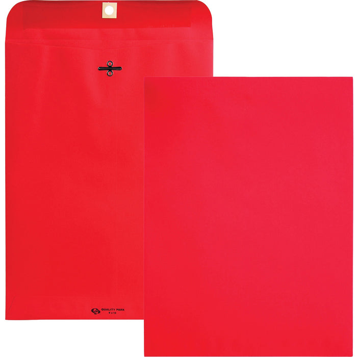 Quality Park Brightly Colored 9x12 Clasp Envelopes