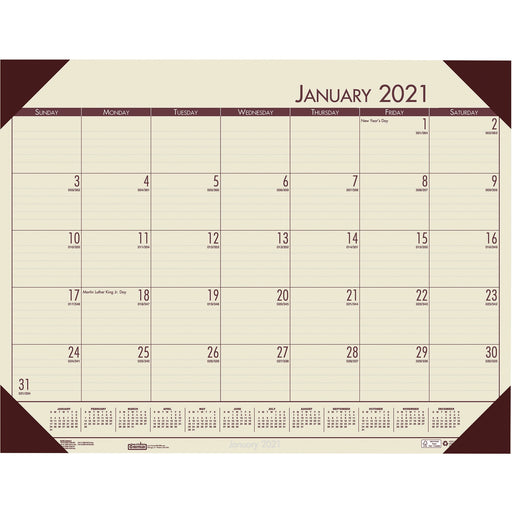 House of Doolittle Ecotones Compact Calendar Desk Pads