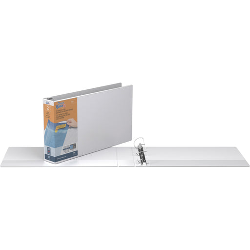 QuickFit D-ring Ledger Binder