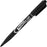 Avery® Permanent Markers, Pen-Style Size, Bullet Tip, 1 Black Marker (29857)