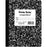 Roaring Spring College Ruled Hard Cover Composition Book, 9.75" x 7.5" 100 Sheets, Black Marble Cover