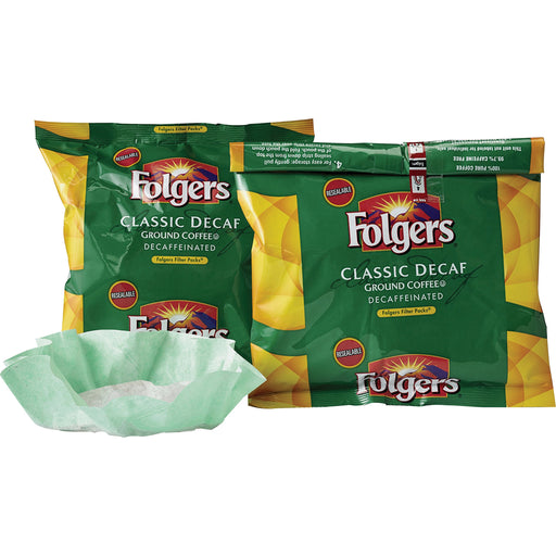 Folgers® .9 oz Decaffeinated Filter Packs Filter Pack