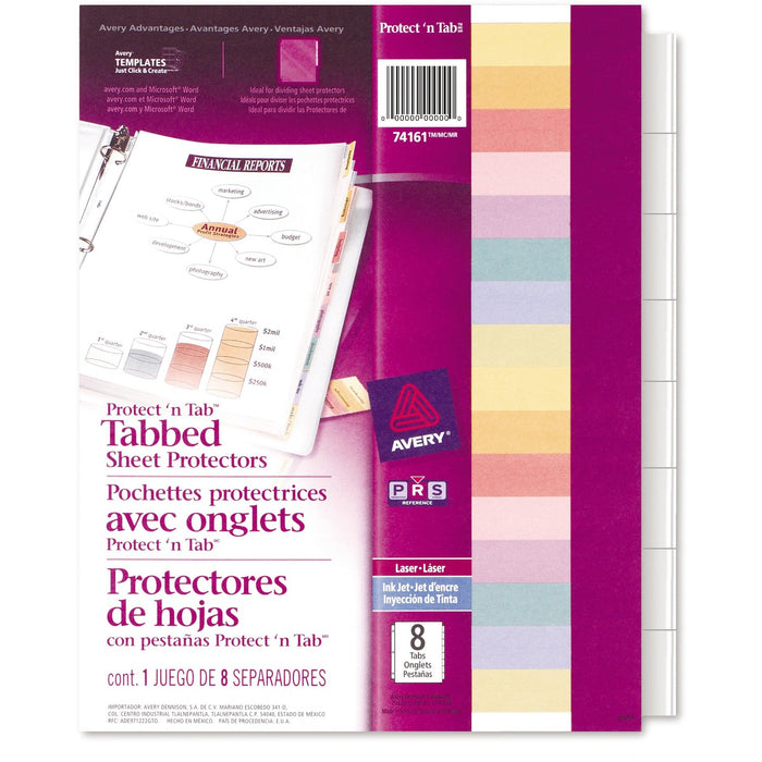 Avery® Tabbed Sheet Protectors