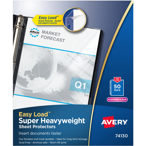 Avery® Diamond Clear Heavyweight Sheet Protectors