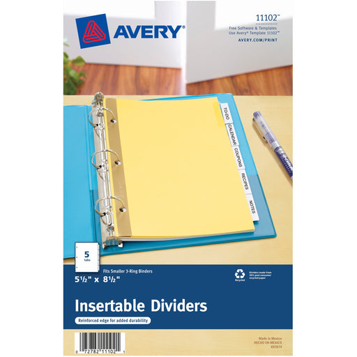 Avery® Worksaver Standard Insertable Tabs Dividers