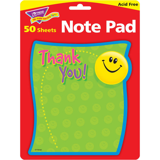 Trend Thank You Shaped Note Pad