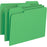 Business Source Color-coding 1-Ply File Folders