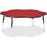 Berries Adult Black Edge Six-leaf Table