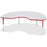 Berries Elementary Height Color Edge Kidney Table