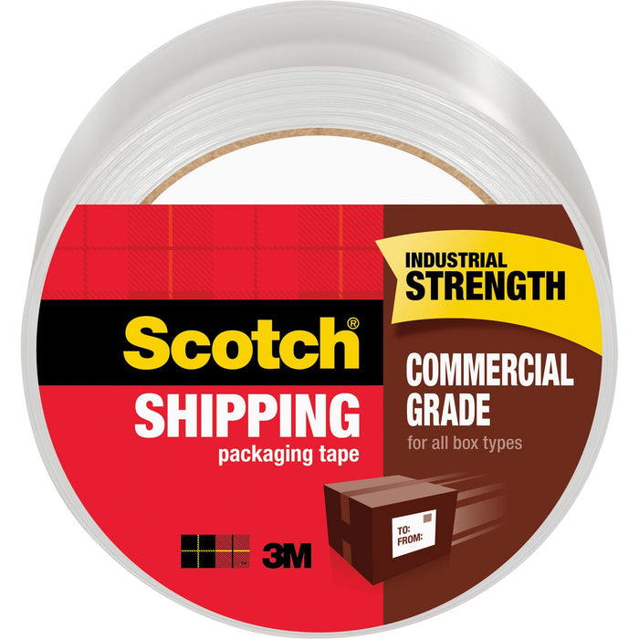 Scotch® Commercial Grade Shipping Packaging Tape, 1.88" x 54.60 yds