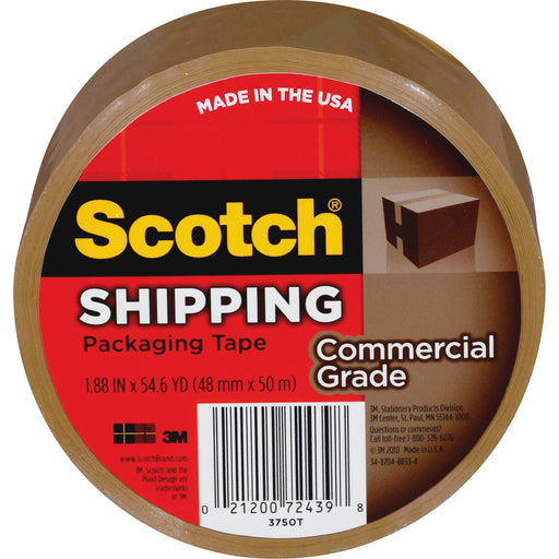 Scotch® Commercial Grade Shipping Packaging Tape, 1.88" x 54.60 yds