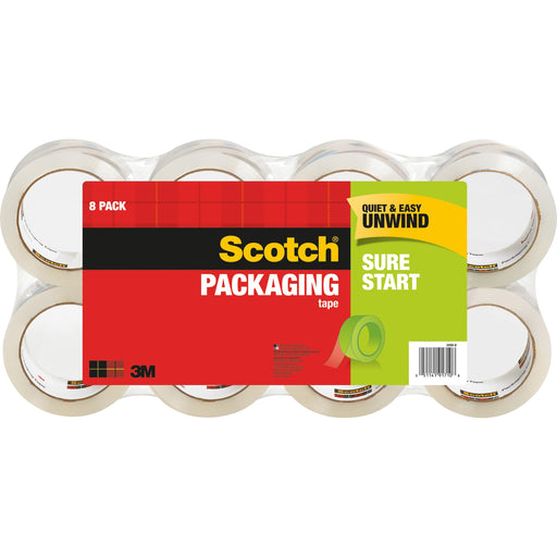 Scotch® Sure Start Packaging Tape, 1.88" x 54.60 yds