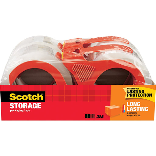 Scotch® Long Lasting Storage Packaging Tape w/dispenser