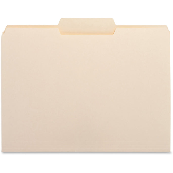 Business Source 1/3 Cut Tab File Folders