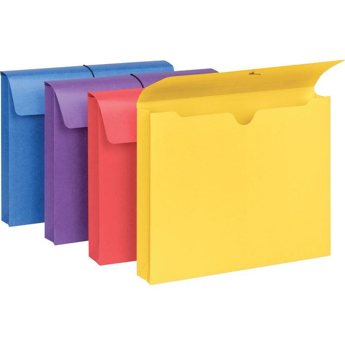 Smead Colored Expanding Wallets with Antimicrobial Product Protection