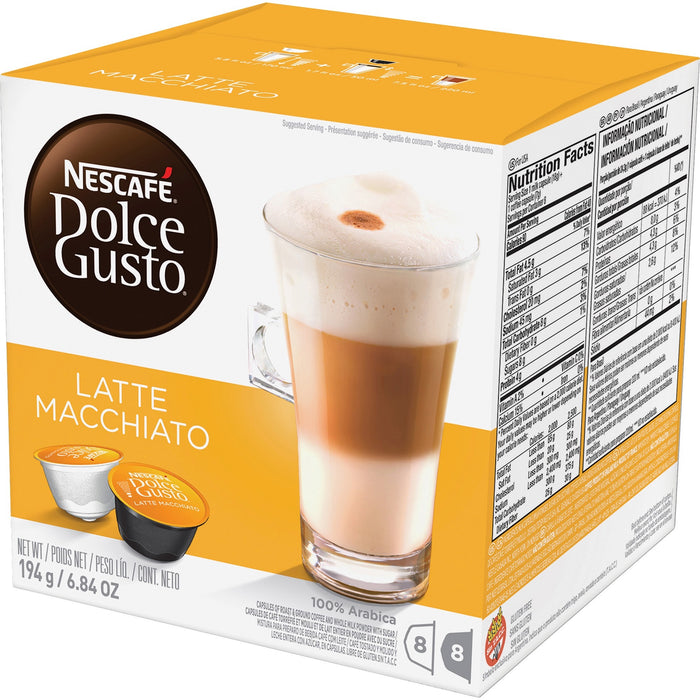 Nescafe Dolce Gusto Latte Macchiato Coffee Pods Pod