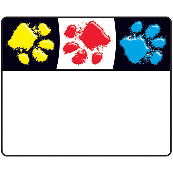 Trend Paw Print Name Tags