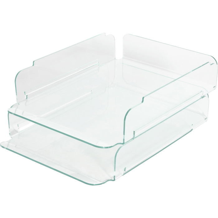 Lorell Stacking Letter Trays