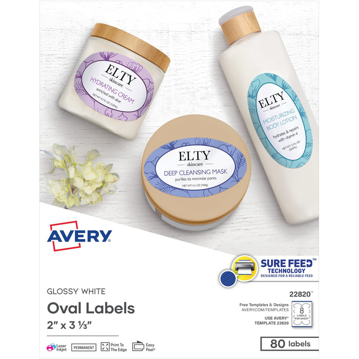 Avery® Easy Peel Oval Labels