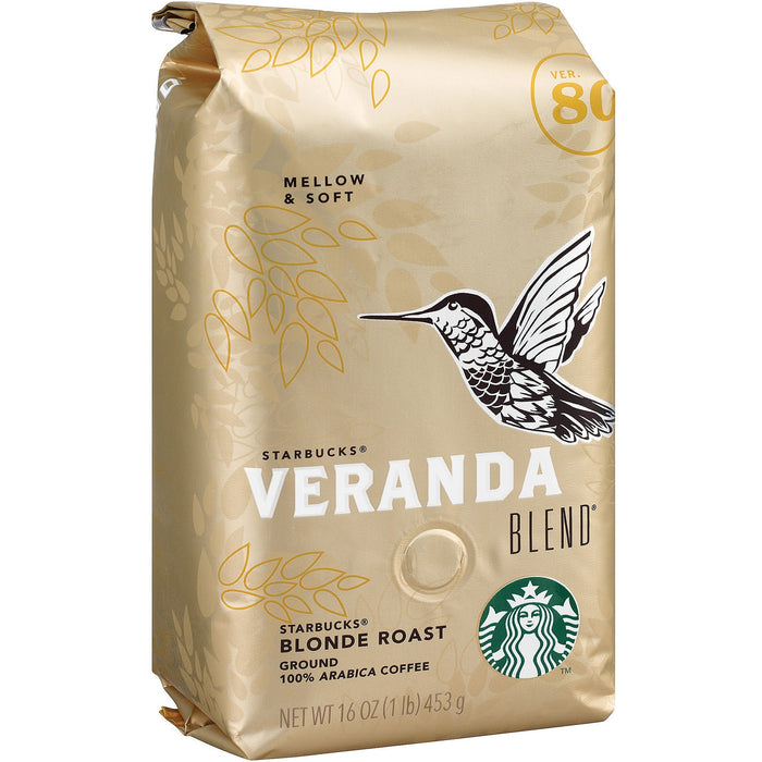 Starbucks Veranda Blend Blonde Roast Ground Coffee 1 Pound Bag