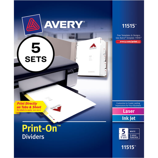 Avery® Customizable Print-On Dividers