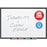 Quartet® Premium DuraMax® Porcelain Magnetic Whiteboard, 6' x 4', Black Aluminum Frame