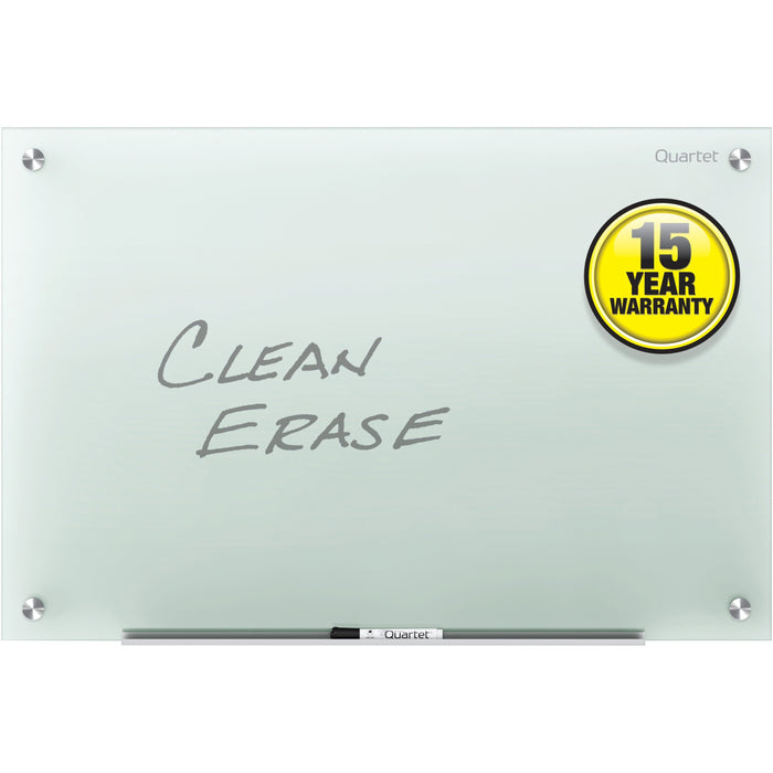 Quartet Infinity™ Glass Dry-Erase Board, 8' x 4', Frosted Surface, Frameless