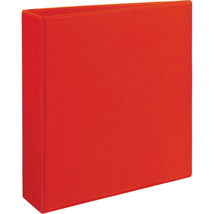 Avery® Heavy-Duty View 3 Ring Binder, 2" One Touch EZD(R) Ring, Holds 8.5" x 11" Paper, Red (79225)