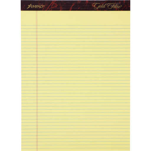 Ampad Gold Fibre Narrow Ruled P Remanufactured Writing Pads - Letter
