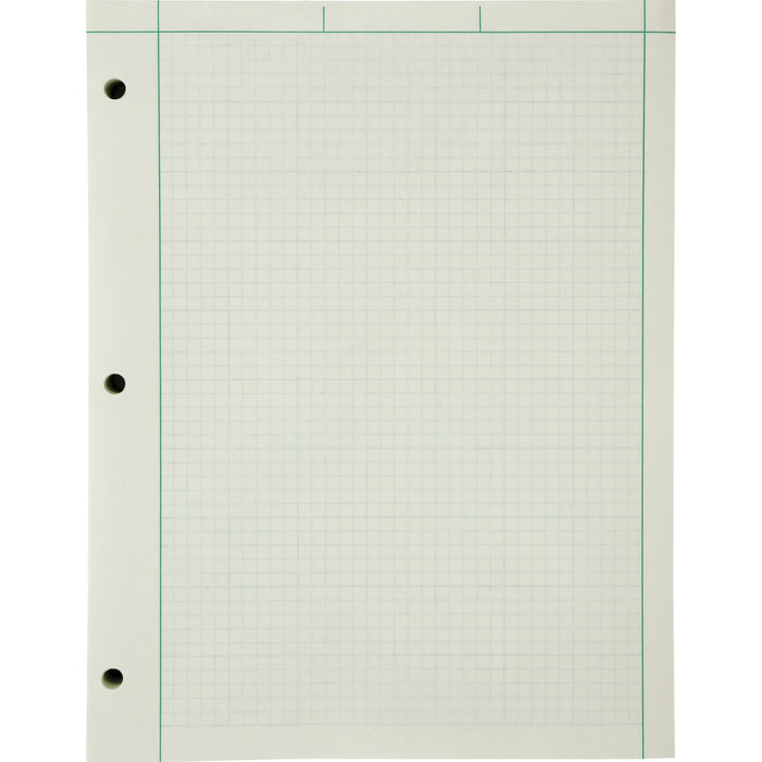 Ampad Green Tint Engineer's Quadrille Pad - Letter