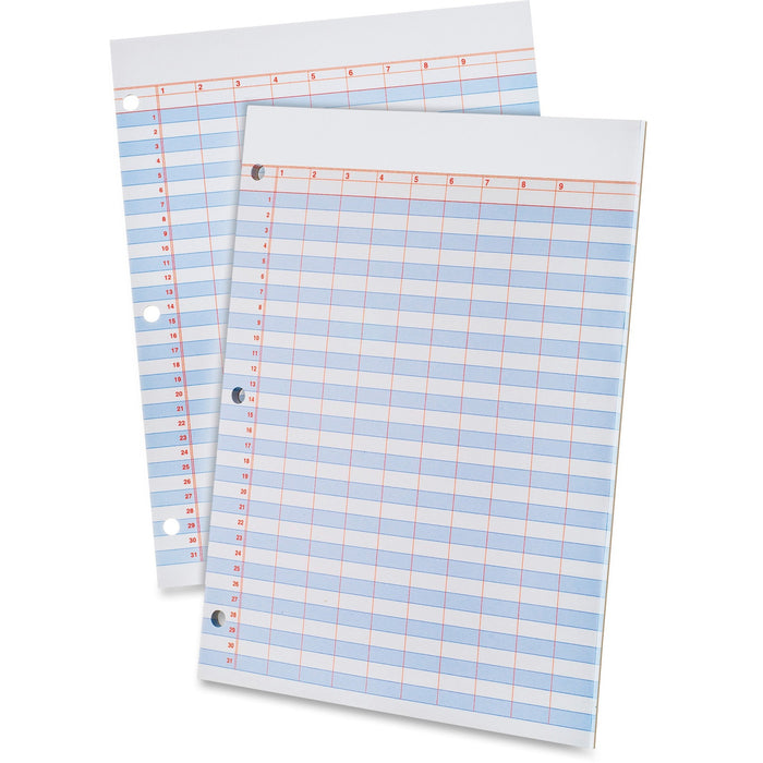 Ampad Heavyweight 3-Hole Punched Data Pads