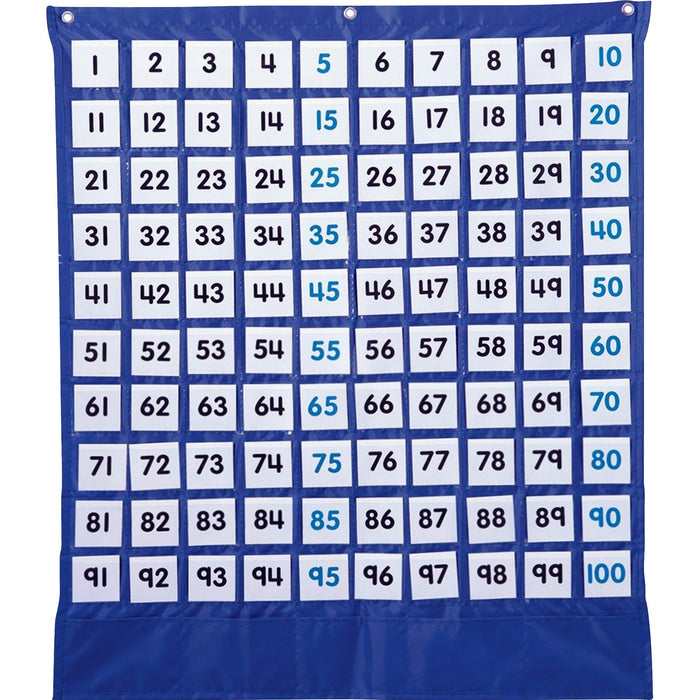 Carson-Dellosa PreK-Grade 5 Deluxe Hundred Board Pocket Chart