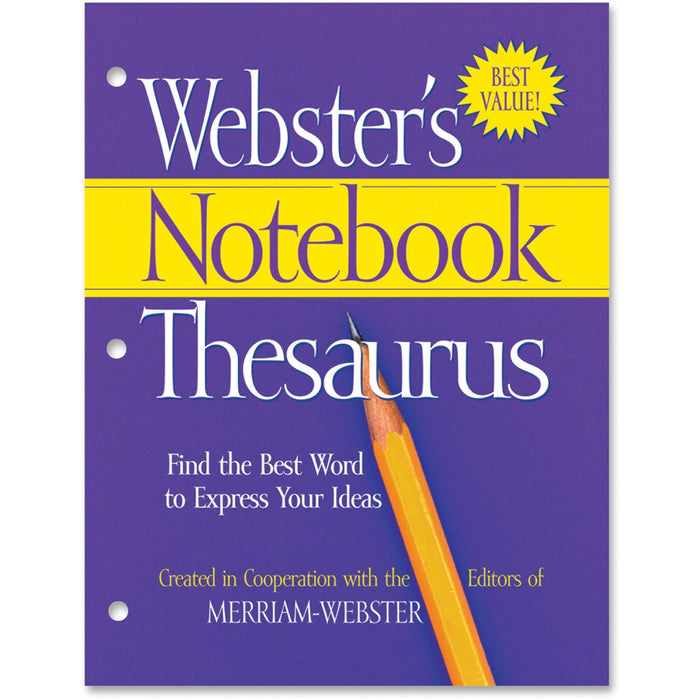 Merriam-Webster Notebook Thesaurus Printed Book