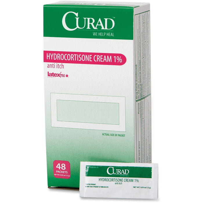 Curad Hydrocortisone Cream 1 Pct Packets