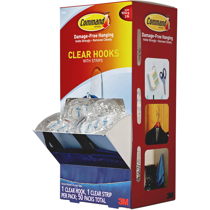 Command™ Hook Trial Pack, Medium, Clear