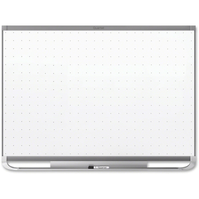 Quartet® Prestige® 2 Total Erase®Magnetic Whiteboard, 4' x 3', Graphite Finish Frame