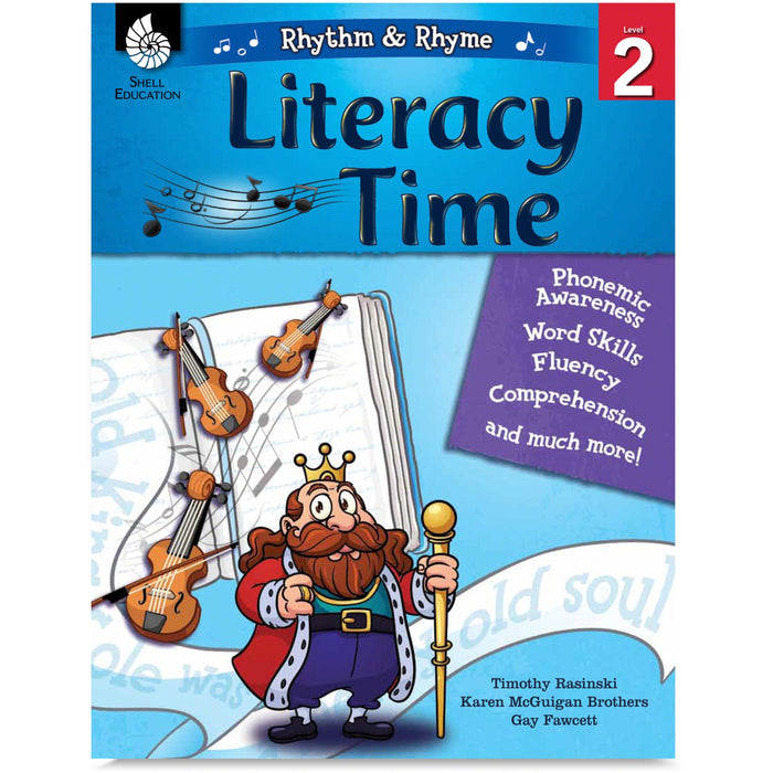 Shell Education Literacy Time Rhythm/Rhyme Level 2 Printed Book by Karen Brothers, David Harrison