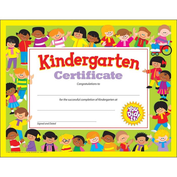 Trend Kindergarten Certificates