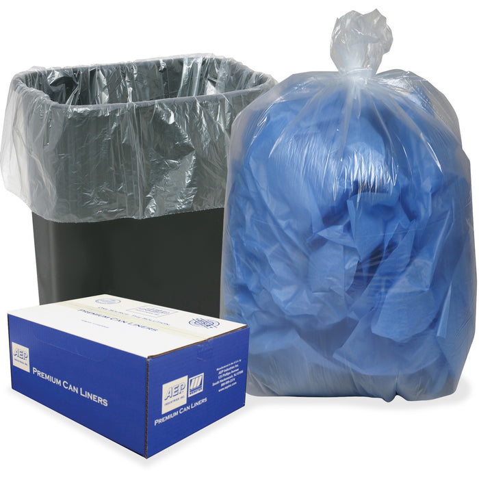 Webster Clear Linear Low-Density Can Liners