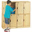 Jonti-Craft Double Stack 8-Section Student Lockers
